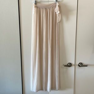 Fashionova nude coverup skirt